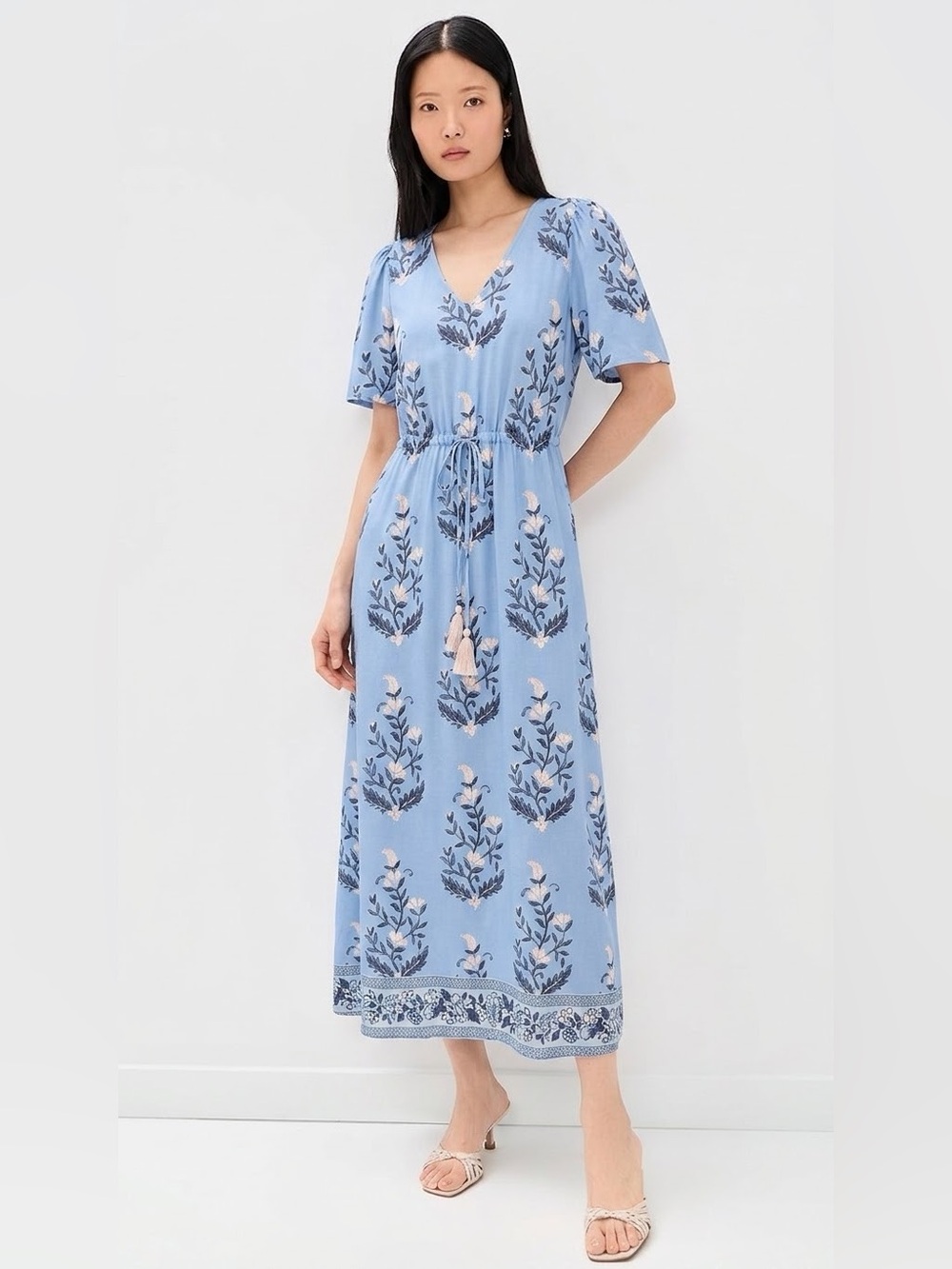Spartina 449 Blakelynn Midi Dress Ogeechee Blossom Size Small NWOT
